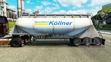 Скин Spedition Kollner на цементный полуприцеп для Euro Truck Simulator 2