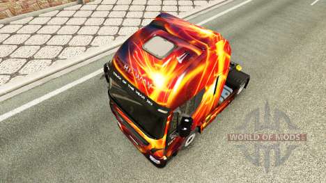 Скин Fire Effect на тягач Iveco для Euro Truck Simulator 2