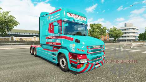 Скин Yates & Sons на тягач Scania T для Euro Truck Simulator 2