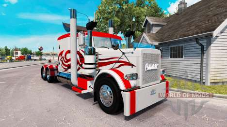 Скин Jammin Gears на тягач Peterbilt 389 для American Truck Simulator