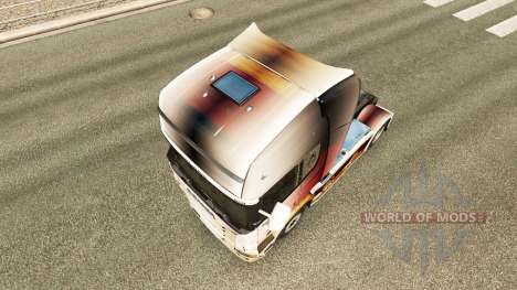 Скин World Cup 2014 на тягач Scania для Euro Truck Simulator 2