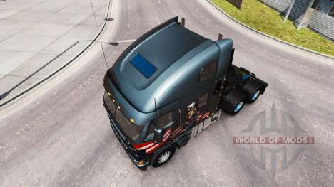 Скин Uncle Sam на тягач Freightliner Argosy для American Truck Simulator