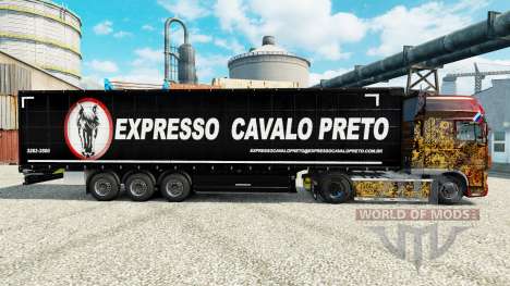 Скин Expresso Cavalo Preto на полуприцепы для Euro Truck Simulator 2