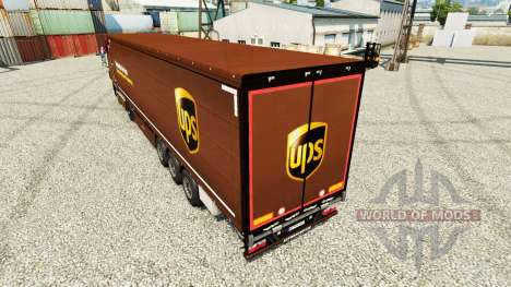 Скин United Parcel Service Inc. на полуприцепы для Euro Truck Simulator 2