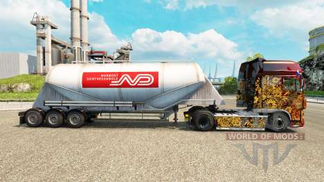Скин Norbert на цементный полуприцеп для Euro Truck Simulator 2