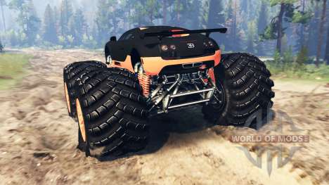 Bugatti Veyron SS [monster truck] для Spin Tires