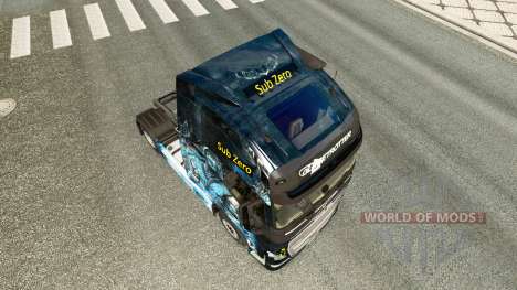 Скин Sub-Zero на тягач Volvo для Euro Truck Simulator 2