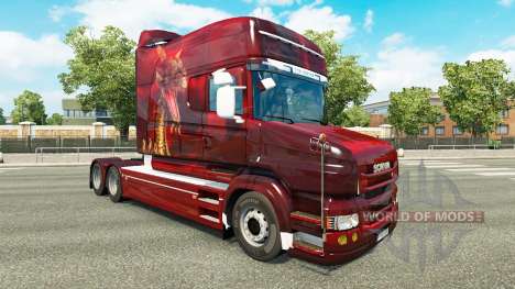 Скин Dragon на тягач Scania T для Euro Truck Simulator 2