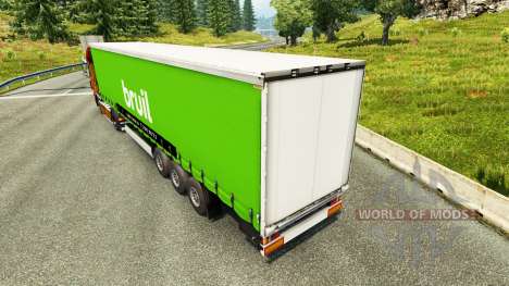 Скин Bruil на полуприцепы для Euro Truck Simulator 2