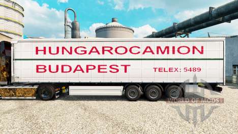 Скин Hungarocamion Budapest на полуприцепы для Euro Truck Simulator 2