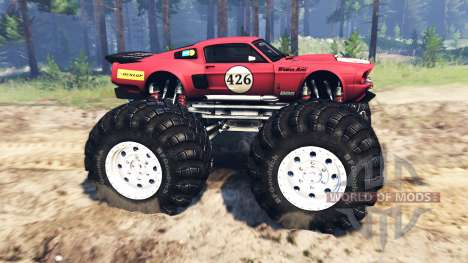 Ford Mustang Shelby GT500 [monster truck] для Spin Tires