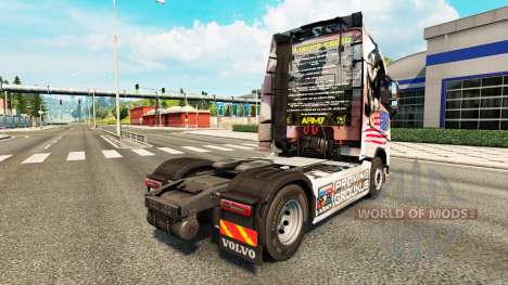 Скин U.S. Army на тягач Volvo для Euro Truck Simulator 2