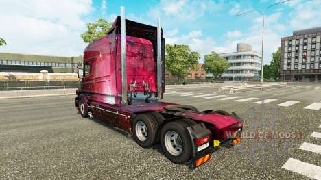 Скин Weltall на тягач Scania T для Euro Truck Simulator 2