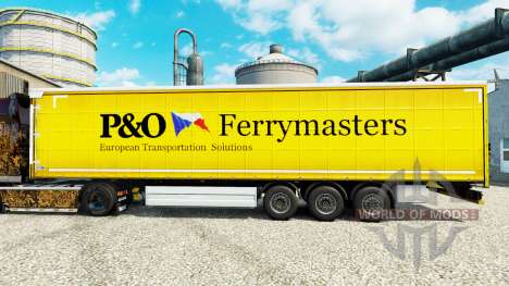 Скин P&O Ferrymasters на полуприцепы для Euro Truck Simulator 2