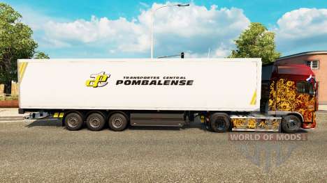 Скин Pombalense на полуприцепы для Euro Truck Simulator 2