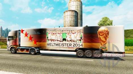 Полуприцеп-рефрижератор World Cup 2014 для Euro Truck Simulator 2