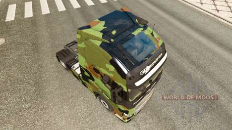 Скин Camo на тягач Volvo для Euro Truck Simulator 2