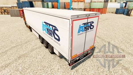 Скин Trans IAT на полуприцепы для Euro Truck Simulator 2
