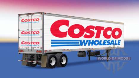 Скин Costco Wholesale на полуприцеп для American Truck Simulator