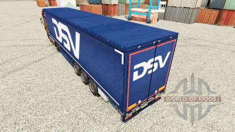 Скин DSV на полуприцепы для Euro Truck Simulator 2