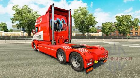 Скин S. Verbeek & ZN. на тягач Scania T для Euro Truck Simulator 2