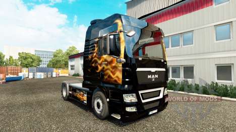 Скин Fames на тягач MAN для Euro Truck Simulator 2