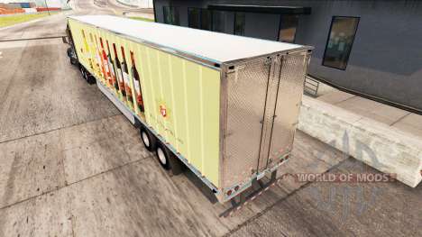 Скин E & J Gallo Winery на удлинённый полуприцеп для American Truck Simulator