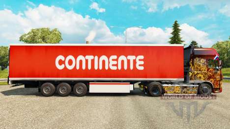 Скин Continente на полуприцепы для Euro Truck Simulator 2
