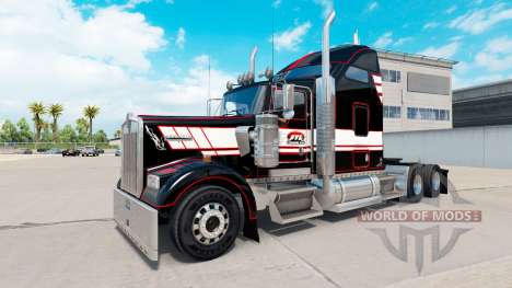 Скин STL Linehaul на тягач Kenworth W900 для American Truck Simulator