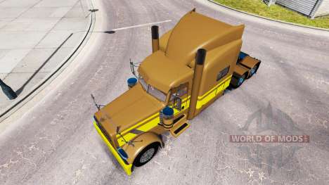 Скин Retro на тягач Peterbilt 389 для American Truck Simulator