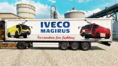 Скин Iveco Magirus на полуприцепы для Euro Truck Simulator 2