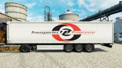 Скин Transportes Progresso на полуприцепы для Euro Truck Simulator 2