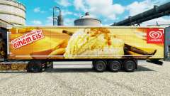 Скин Langnese на полуприцепы для Euro Truck Simulator 2