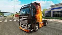 Скин Cubical Flare на тягач Volvo для Euro Truck Simulator 2