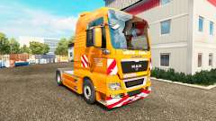 Скин J. Eckhardt Spedition v1.8 на тягач MAN для Euro Truck Simulator 2