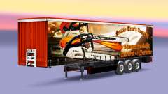 Скин Spike Trans Logistic на полуприцепы для Euro Truck Simulator 2