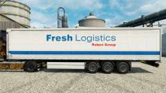 Скин Fresh Logistics на полуприцепы для Euro Truck Simulator 2