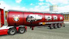 Скин Scania History на химический полуприцеп для Euro Truck Simulator 2