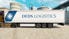 Скин DFDS Logistics на полуприцепы для Euro Truck Simulator 2
