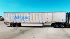 Скин Walmart на шторный полуприцеп для American Truck Simulator