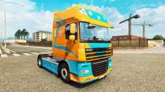 Скин Pezzaioli Pigs на тягач DAF для Euro Truck Simulator 2