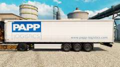 Скин Papp Logistics на полуприцепы для Euro Truck Simulator 2
