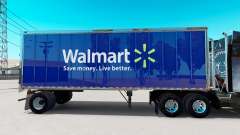 Скин Walmart на малый полуприцеп для American Truck Simulator