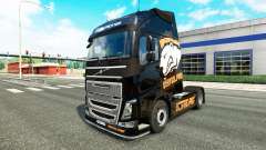 Скин Virtus.pro на тягач Volvo для Euro Truck Simulator 2
