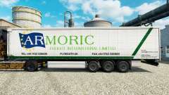 Скин Armoric Freight International на полуприцеп для Euro Truck Simulator 2