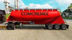 Скин Comcremix на цементный полуприцеп для Euro Truck Simulator 2