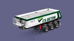 Полуприцеп-самосвал Schmitz Cargobull CS-BETON для Euro Truck Simulator 2
