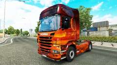 Скин Space на тягач Scania для Euro Truck Simulator 2