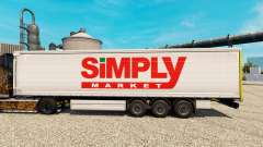 Скин Simply Market на полуприцепы для Euro Truck Simulator 2