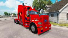 Скин Arizona USA Red на тягач Peterbilt 389 для American Truck Simulator